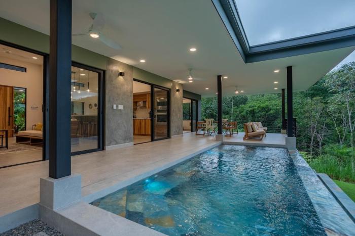 New! Ocean View, Jungle Surrounded, Walk to Beach & River