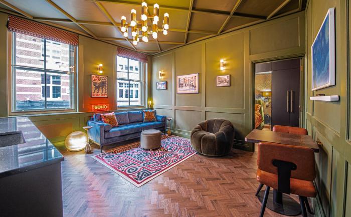 Stylish 2Bed Flat interiors designed by Soho House