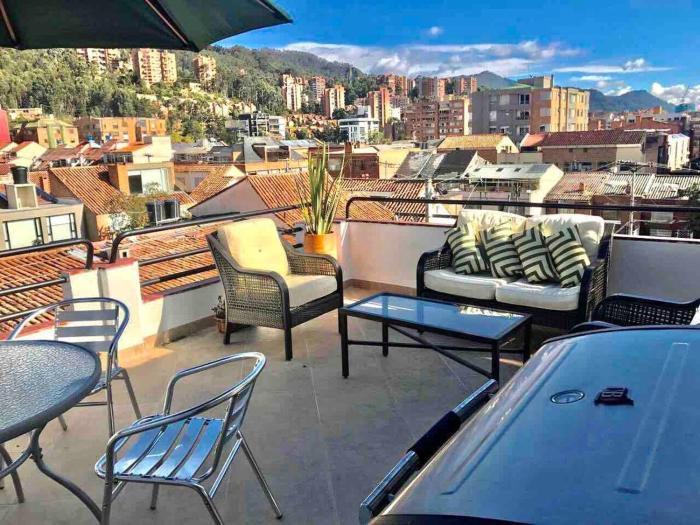 Apartment with terrace and panoramic view Usaquén