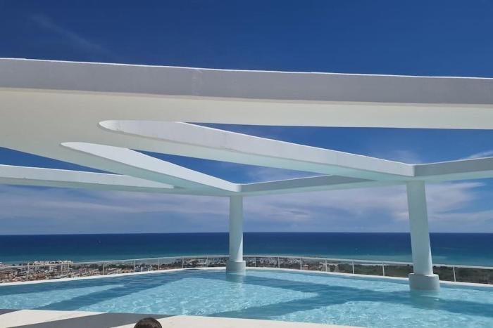 Appartement avec vue piscine