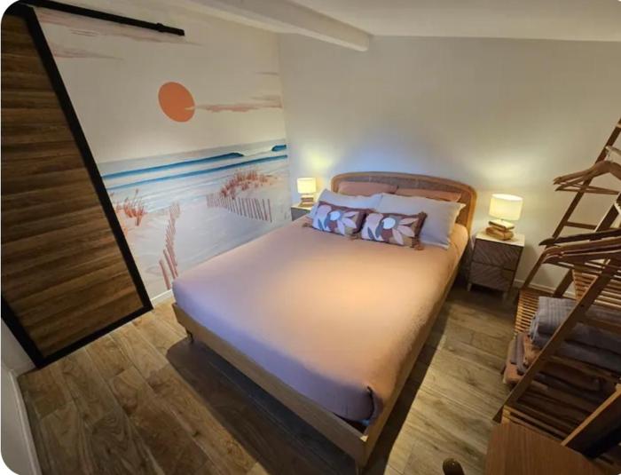 logement avec cuisine et jardinet proche lac