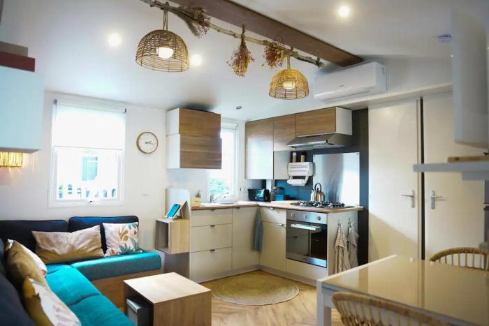 Mobil home Fare iti Cap Ferret, Les Viviers, avec climatisation