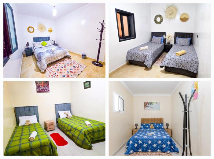 two appartements in same house with rooftop