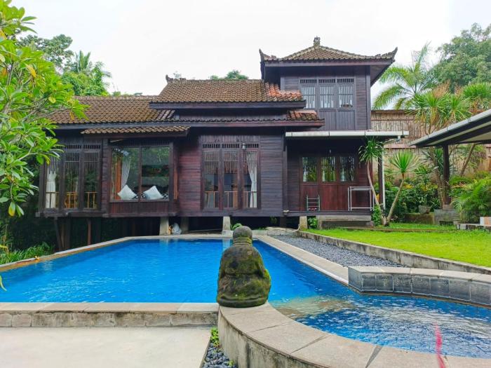 Malathi Wooden House with Pool View