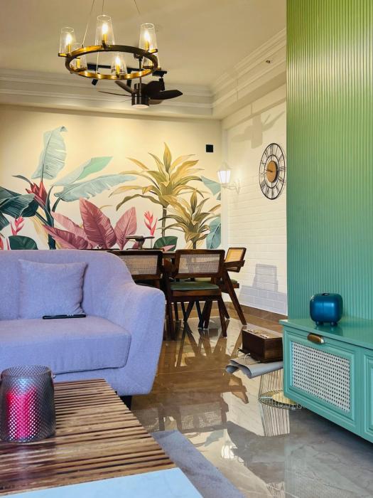 Cozy 3 BHK fully furnished apartment in Cochin