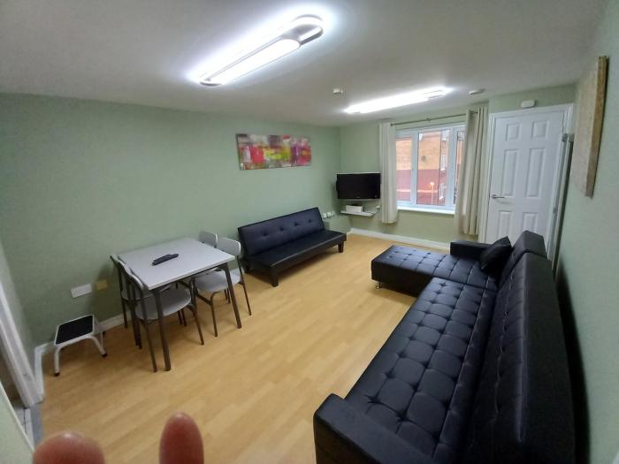 The free parking and plenty coffee supplied apartment!