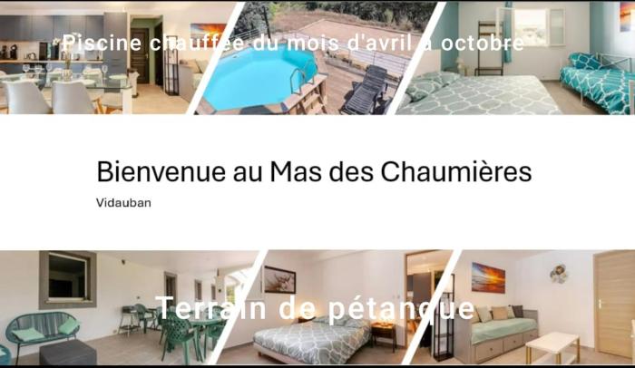 Rez de Villa au calme piscine chauffée, terrain pétanque