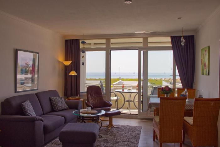 Inselblume 75 - Gemütliche Ferienwohnung mit Balkon und Meerblick