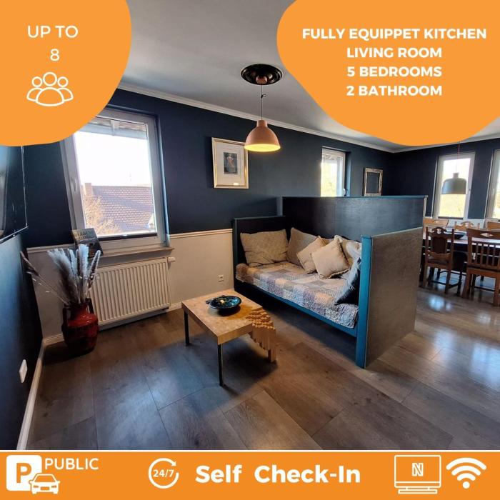 Oerlinghausen Groß, 8 Personen, 5 Zimmer, 2 Bäder