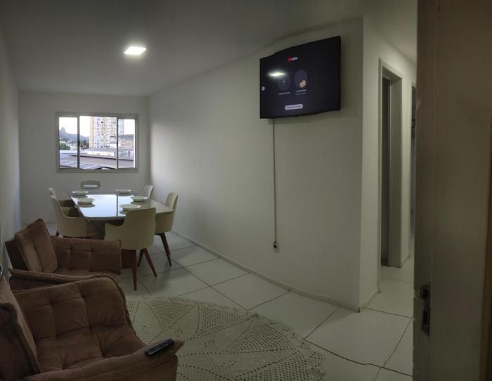 Apt Novo, 6 hóspedes, Suite, Garagem, boa localização, IPTV, vista da cidade