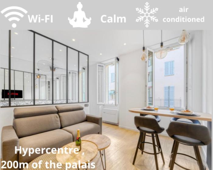 F2 rue Saint honoré L, Hypercentre proche du Palais des festivals