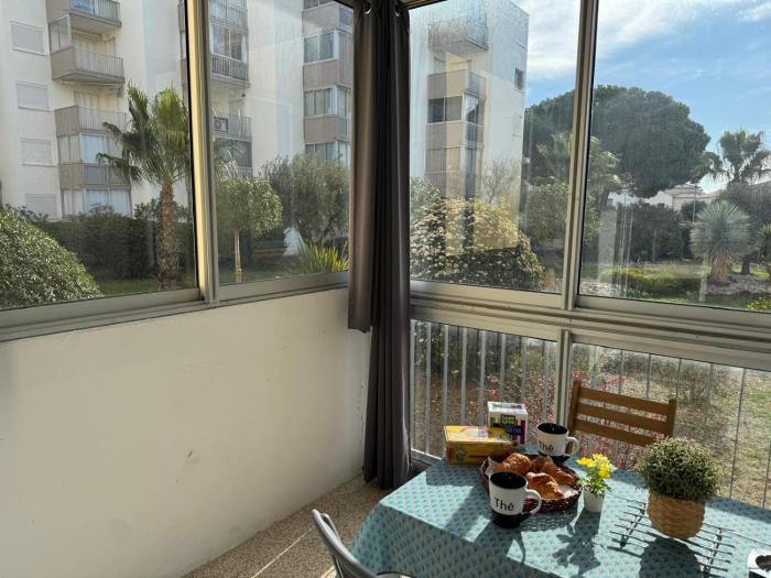 Sol-y-Days Goelette, Agréable appartement en RDC avec parking, proche du centre-ville et de la plage