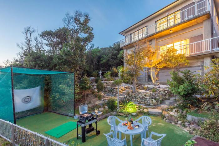 絶景貸切別荘in山海荘 無料専用BBQスペースと駐車場付