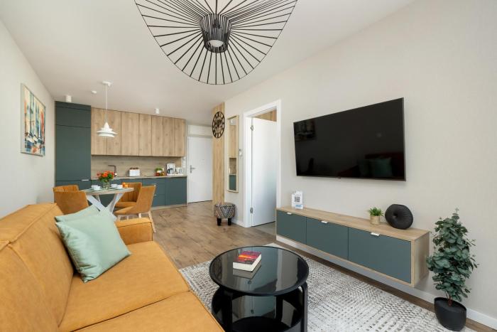 Seaside Apartamenty WHITEBLUE III Kołobrzeg PARKING & SAUNA & FITNESS & BAWIALNIA DLA DZIECI & ROWEROWNIA- w cenie pobytu