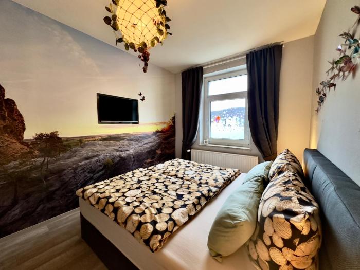 Ferienwohnung Midgard im Sagenharz - Family-Apartment, 2 SZ & WLAN