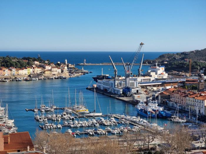 Studio cabine à Port-Vendres avec terrasse et vue sur le port - FR-1-309-256