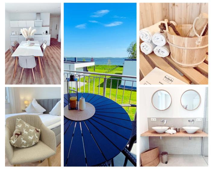 Seeliebe Apartments - Seeblick, Parkplatz, teilweise private Sauna, WLAN