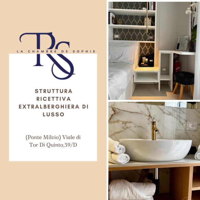 Ponte Milvio Suite & Parking- La Chambre de Sophie