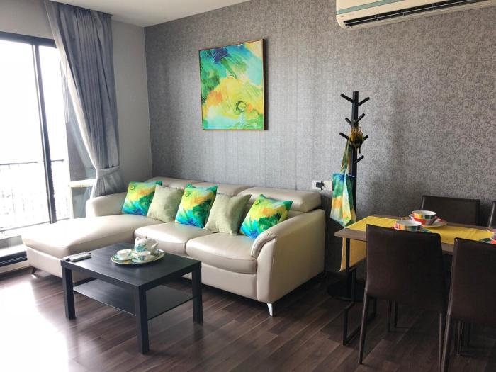 BTS Bearing 23Fl 68sqm condo with open city view Shared rooftop and gym