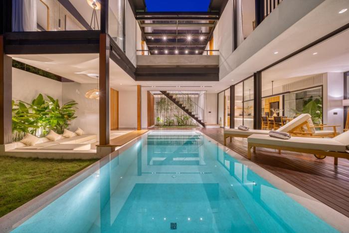 Luxury Industrial-Style 2BR Villa Kirma Near the Beach