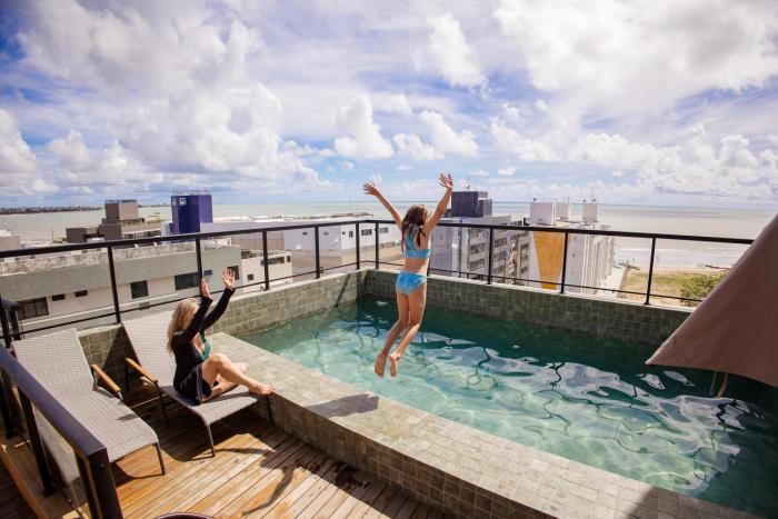 Flat a 2 min da praia em João Pessoa - Próx Caribessa