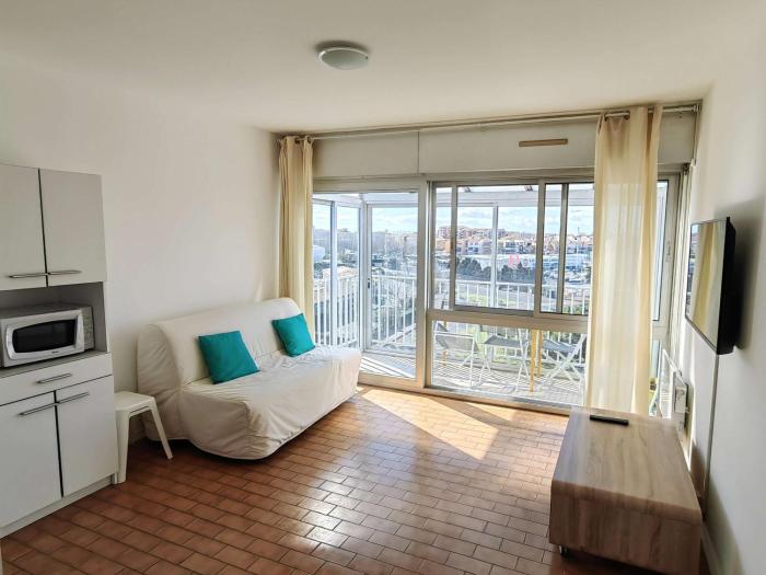 Studio Cabine à 20m Plage avec Parking - Cap dAgde - FR-1-607-71