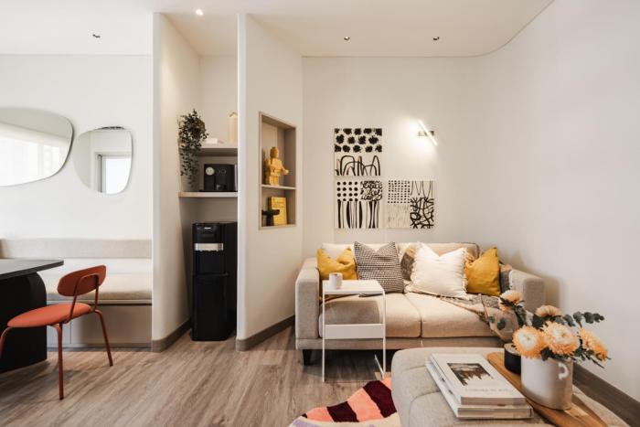 2BR Cozy City View CBD Sudirman Park Apartment, Luxury & Chic Design