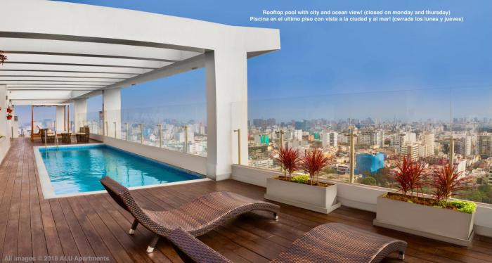 ALU Apartments - Limit with Miraflores Panoramic City View
