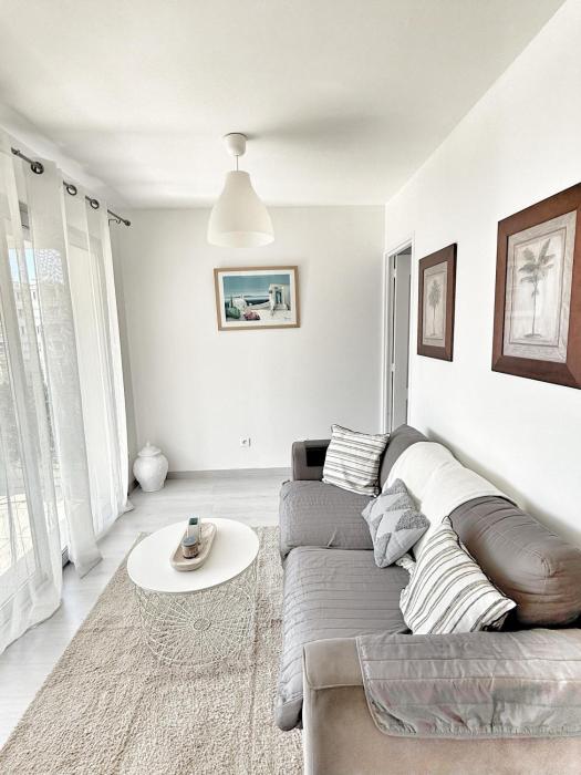 Cannes beach and Festival Palais