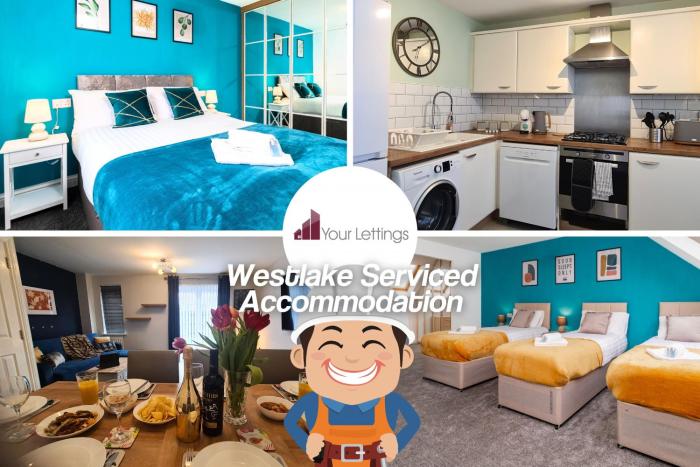 Modern 4-Bedroom Contractor House in Hampton near pubs and restaurants with Free WiFi - Managed by Your Lettings Short Lets & Serviced Accommodation Peterborough