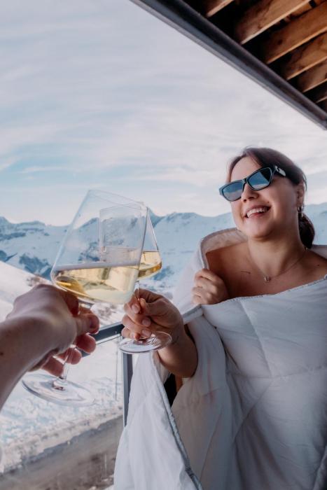 New and Modern Duplex appt in New Gudauri with mountain view