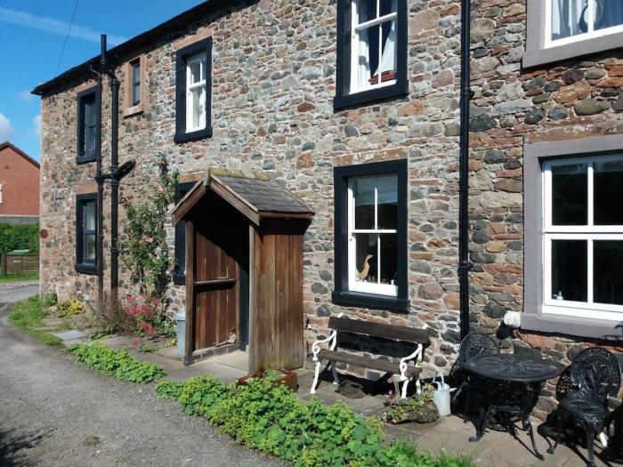 Rose cottage on the peaceful solway coast