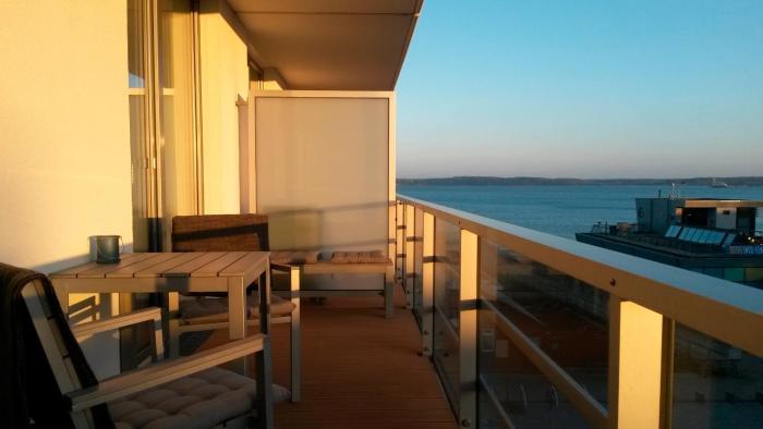 Apartment 26 "Strandgut", Blickrichtung StrandOffenes Meer