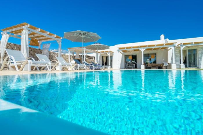 Villa Philena Ladiko heizbarer Pool