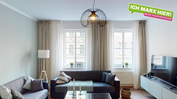 3-Raum-Appartement im Lutherviertel, WLAN