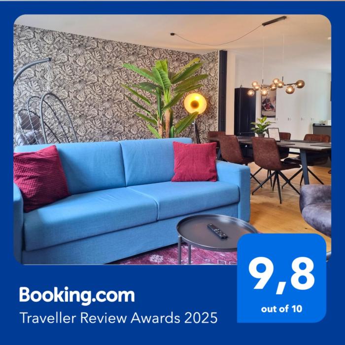 maremar - Style-Loft am Ferberturm - 2 Schlafzimmer - Luxus Boxspringbett - Arbeitsplätze - Highspeed WLAN