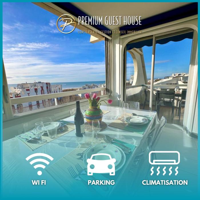 PGH N9- Vue Mer, 100m de la Plage & Parking Privé