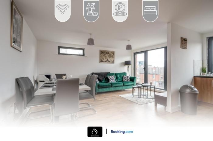 2 Bed Modern Cozy Apt By Boyeilles Apartments Short Lets & Serviced Accommodation Belfast With Free Wifi