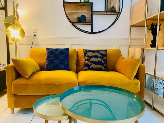 LÉlégant Studio Centre, Parking privé, Clim, Terrasse