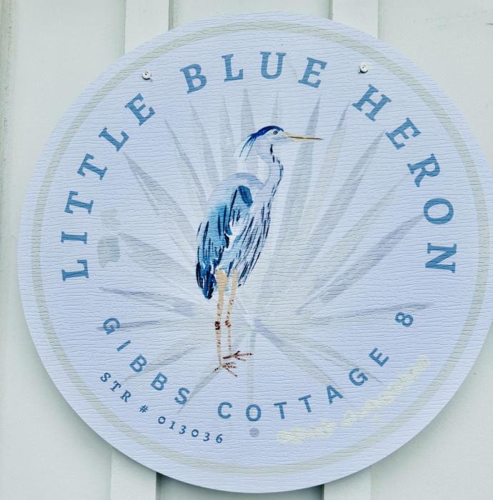 Gibbs Cottage #8 Little Blue Heron in Old Town