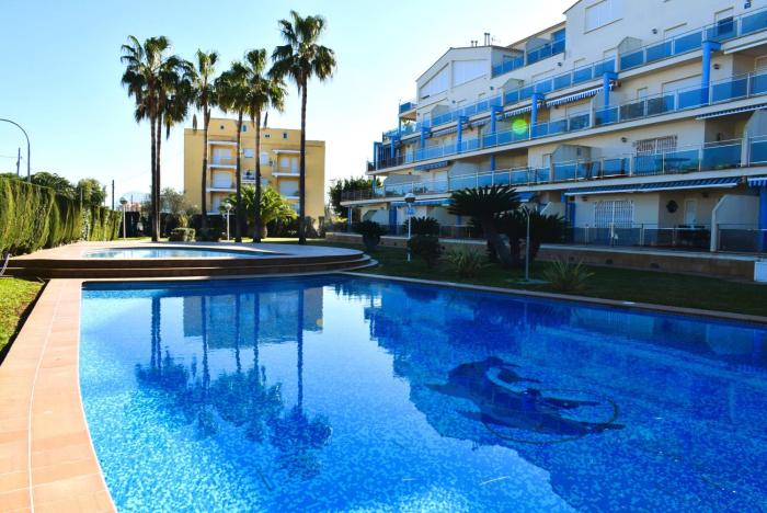 Estudio con Piscina a 80 metros de la Playa Les Deveses - Denia