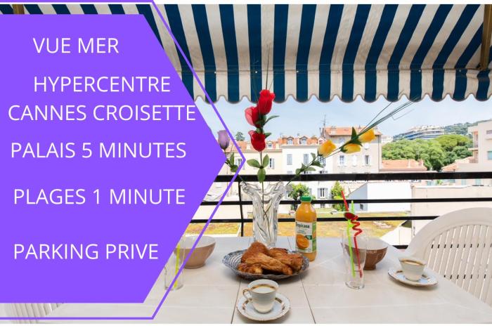 Perle Rare Cannes Croisette Vue Mer Parking 4P