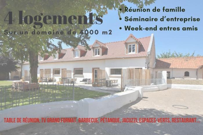 Jusquà 24 pers - Jacuzzi - Terrasses - Barbecue - Réde famille ou Séminaire