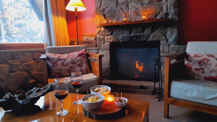 Cabaña bosque y rio