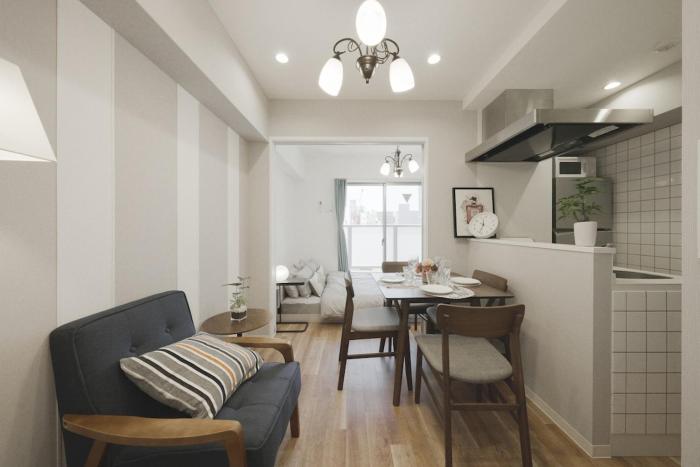 In the heart of Osaka City, with the large studio sunrise, you will have the best time for your trip