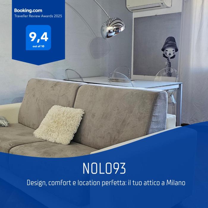 NOLO93 Attic apt right in front of the metro station to Duomo