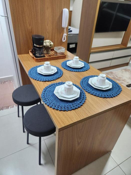 Flat novíssimo,somente famílias ,e completo centro Ribeirão pr