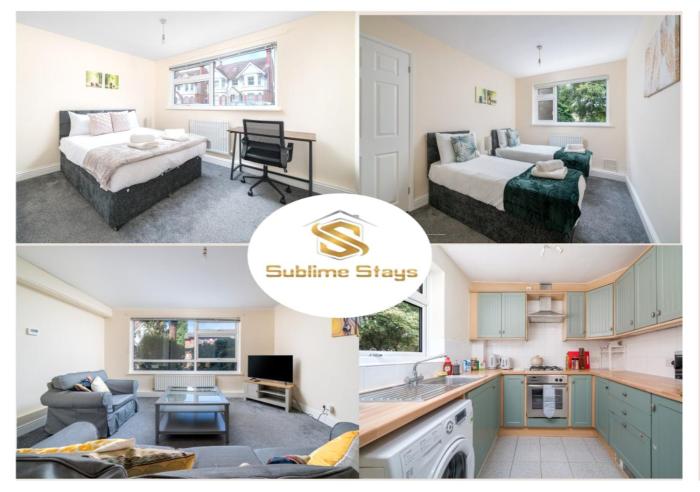 Stylish 2-Bed Contractor Stay Near Redhill Station with Free Parking