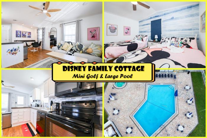 New! Family cottage near Disney-Sleep 6