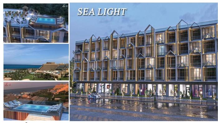 Adler-Hurghada Holiday apartment sea view rooftop pool 80m to beach